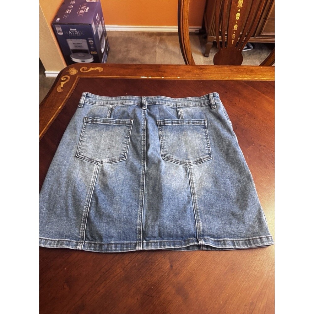 Kut From The Kloth Mini Jeans Skirt Size 16 - Picture 6 of 9
